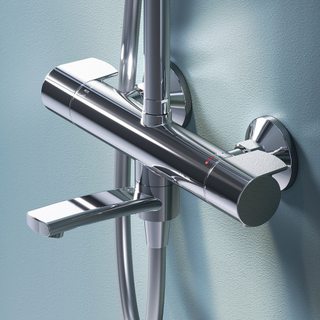 Душевая система AM.PM X-Joy F0785A500 с термостатом Хром