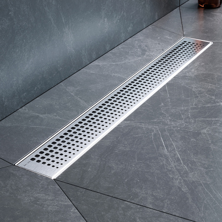 Трап для душа Am.Pm MasterFlow 60 W01SC-P11-060-01SB с решеткой Хром матовый Cut Gradient