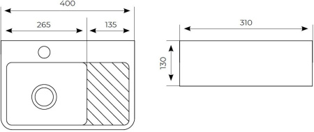 Раковина Aquanet Comfort-1 40 Раковина Aquanet Comfort-1 40
