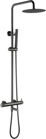 Душевая стойка Allen Brau Priority 5.31С10-31 черный матовый