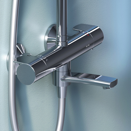 Душевая система AM.PM X-Joy F0785A500 с термостатом Хром