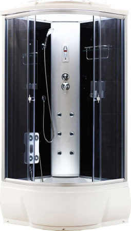 Душевая кабина Aquacubic 3303А grey black 100х100