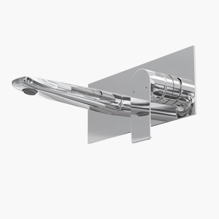 Смеситель для раковины Berges VENTAS S скрытого монтажа, совместный, хром(076005)