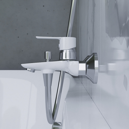 Смеситель для ванны Damixa Origin Elegance 841000000 Хром Белый