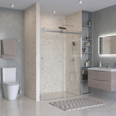 Душевая дверь в нишу BelBagno MARINO-2-BF-1-150-C-CR