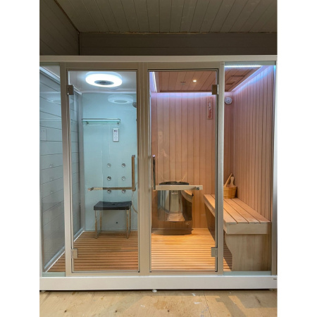 Душевая кабина с сауной Frank F-918 R 180x130