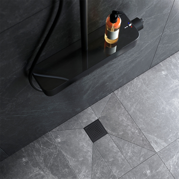 Трап для душа Am.Pm PrimeFlow 10 W02BD-P11-010-01BM с Черной матовой решеткой Cut Gradient