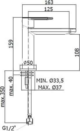 Смеситель Paffoni Candy CA071HCR