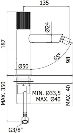 Смеситель Paffoni Jo JO131NO