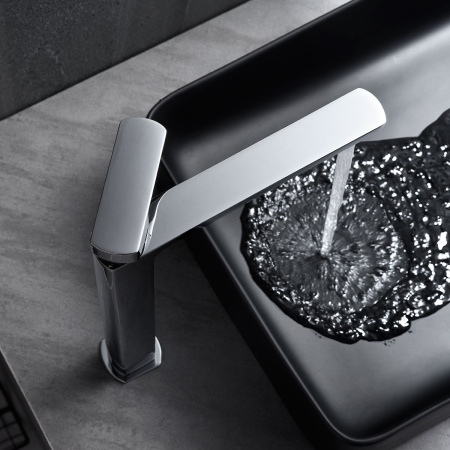 Смеситель для раковины Vincea Next VBF-1N2CH однорычажный, хром