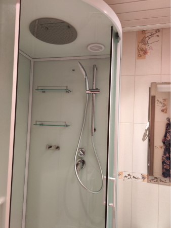 Душевая кабина Frank F409/1 White 90x90