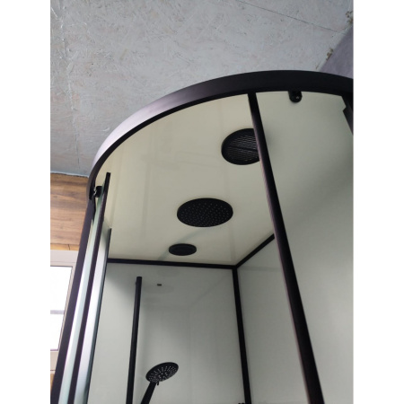 Душевая кабина Frank Frank F412/1L Black 120x80