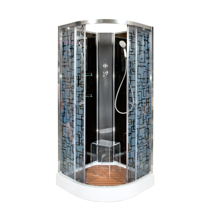 Душевая кабина DTO BM 1590 N BLACK 90x90 Душевая кабина DTO BM 1590 N BLACK 90x90