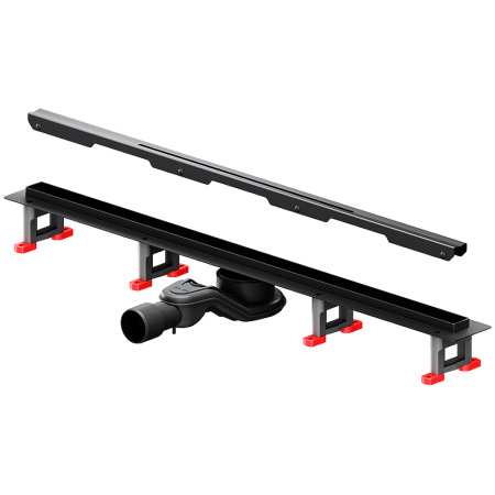 Трап для душа Am.Pm MasterFlow 80 W01SC-S11-080-05BM с Черной матовой решеткой Slim line