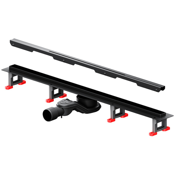 Трап для душа Am.Pm MasterFlow 80 W01SC-S11-080-05BM с Черной матовой решеткой Slim line