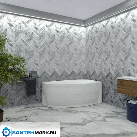 Акриловая ванна Радомир Орсини R 160x90 1-01-0-2-1-032 белая