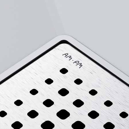 Трап для душа Am.Pm MasterFlow 10 W01BD-P11-010-01SB с решеткой Хром матовый Cut Gradient