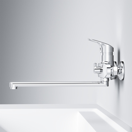 Смеситель для ванны AM.PM Like F8090016 универсальный Хром