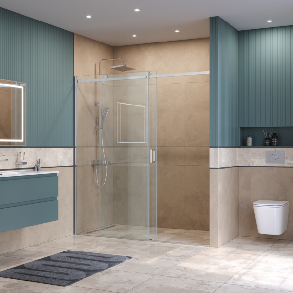 Душевая дверь в нишу BelBagno SOFT_CLOSE-2-BF-1-180-C-Cr