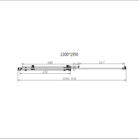 Душевой уголок Vincea Como-N VSR-4CN9013CGB, 1300*900, черный, стекло тонированное