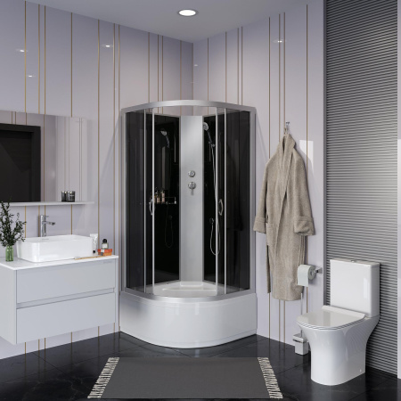 Душевая кабина Niagara Classic NG-2508-14BK 90x90