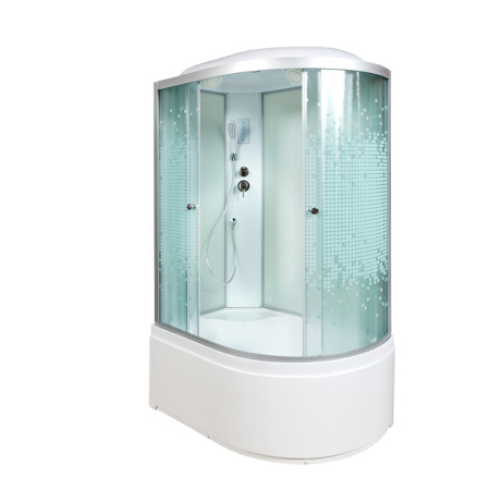 Душевая кабина DTO L 920 L с электрикой 120x80