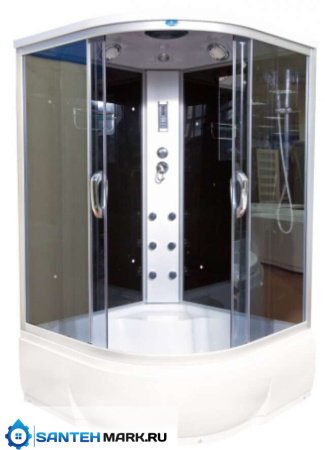 Душевая кабина Водный мир ВМ-8817 120x120 матовый/белый