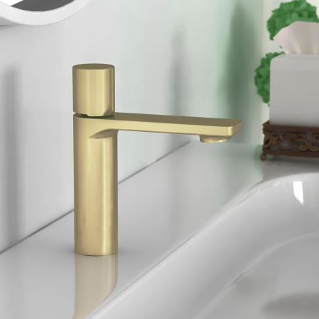 Смеситель Vincea Vogue VBF-4V3BG, брашированное золото