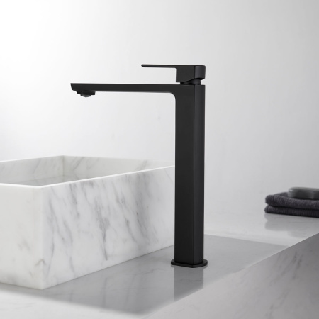 Смеситель для раковины Vincea Next VBF-1N2MB однорычажный, черный