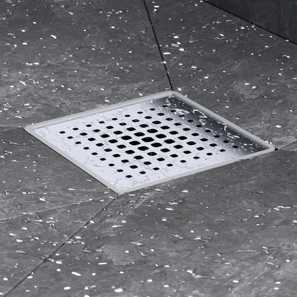 Трап для душа Am.Pm MasterFlow 10 W01BD-P11-010-01SB с решеткой Хром матовый Cut Gradient