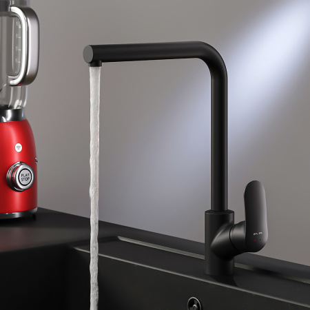Смеситель для кухонной мойки AM.PM Like F8005022 Черный матовый