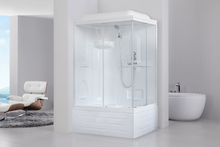 Душевая кабина Royal Bath 8100BP1-T (прозрачное) левая 100x80x217