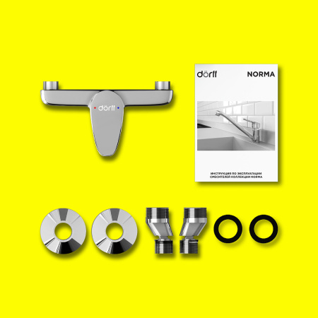 Смеситель для душа Dorff Norma D1020000 Хром Смеситель для душа Dorff Norma D1020000 Хром