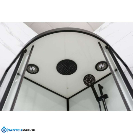 Душевая кабина Frank F400/2 Black 100x100