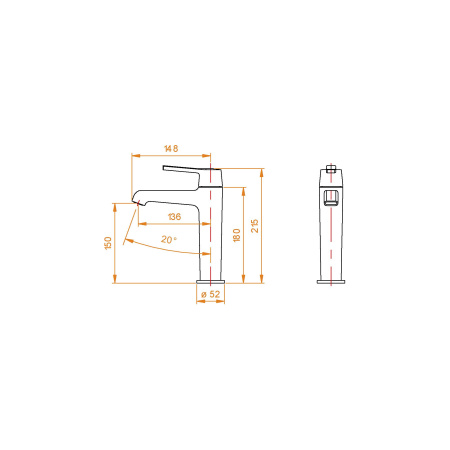 Смеситель RGW SP-301-G/золото Смеситель RGW SP-301-G/золото