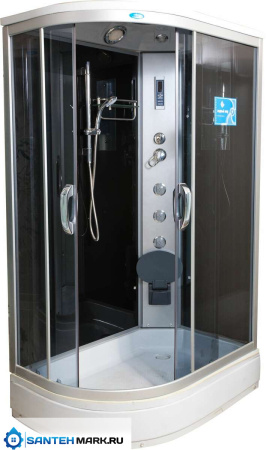 Душевая кабина Водный мир ВМ-8814 тонированные/черные R