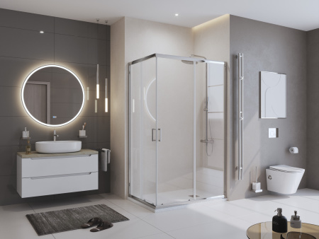 Поддон для душа BelBagno UNO TRAY-MR-UNO-AH-120/90-35-W-CR