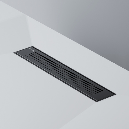 Трап для душа Am.Pm PrimeFlow 40 W02SC-P11-040-01BM с Черной матовой решеткой Cut Gradient