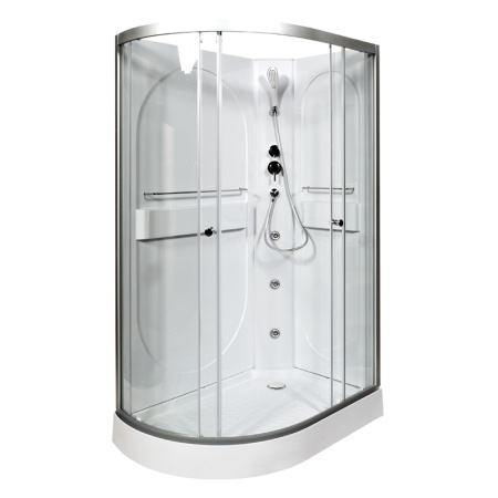 Душевая кабина DTO L 602 R N GM 120x80 с гидромассажем