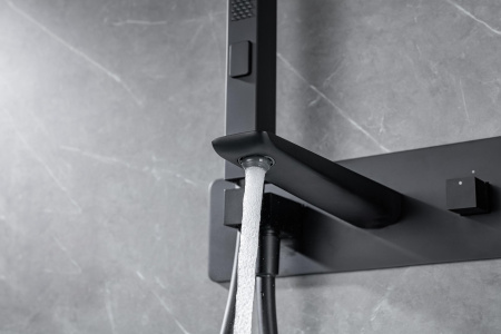 Смеситель Allen Brau Infinity 5.21007-31 (с внутренней частью) черный матовый