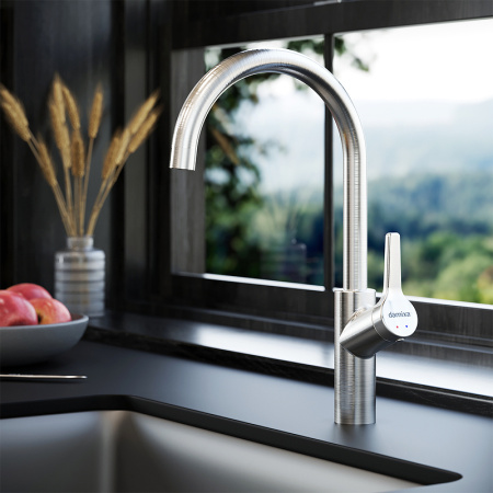 Смеситель для кухонной мойки Damixa Eclipse 310720400 Никель