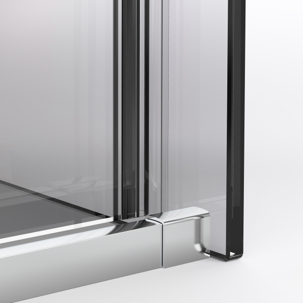 Душевой уголок Vincea Stella VSR-1ST9012CLGM, 1200*900, вороненая сталь, стекло прозрачное
