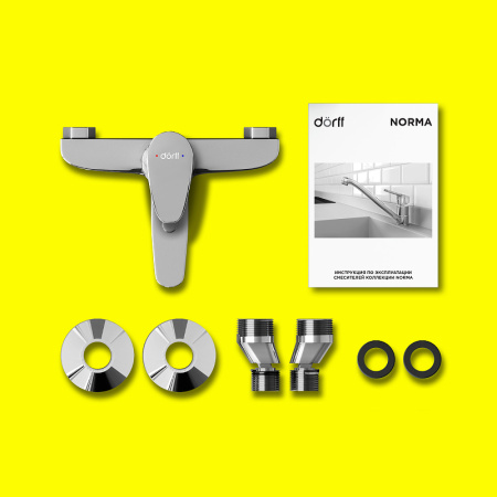 Смеситель для ванны Dorff Norma D1010000 Хром Смеситель для ванны Dorff Norma D1010000 Хром