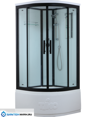 Душевая кабина Timo Standart T-6600 Black 100x100