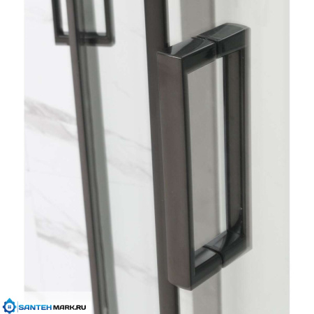 Душевая кабина Frank F412/2R Black 120x80 без крыши Душевая кабина Frank F412/2R Black 120x80 без крыши