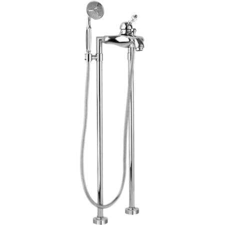 Смеситель Cezares Vintage VINTAGE-VDPM прозрачная ручка Хром