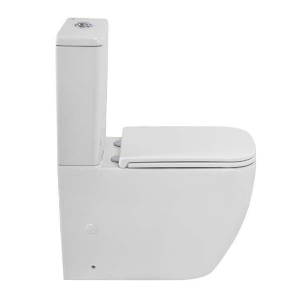 Унитаз BelBagno LUCE-TOR BB2197CP-TOR/SC/BB2197T безободковый со смывом TORNADO