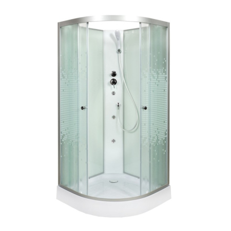 Душевая кабина DTO L 909 N GM 90x90 с гидромассажем