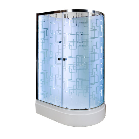 Душевая кабина DTO EM 2712 L N LED 120x80