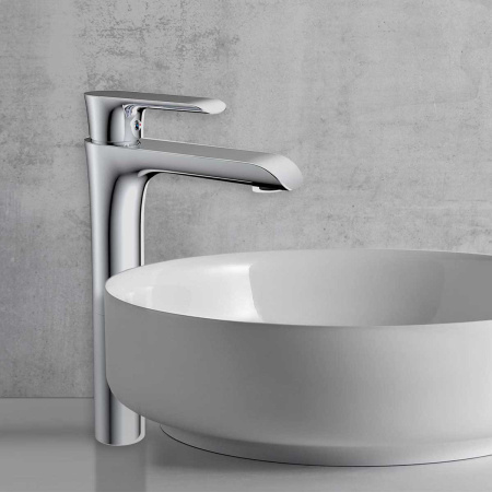 Смеситель для раковины Vincea Esse VBF-1E2CH однорычажный, хром